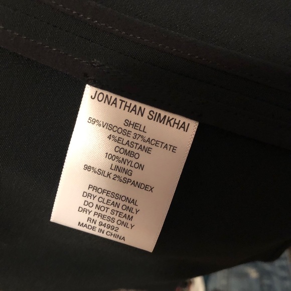 JONATHAN SIMKHAI | Appliqued Deep V-Neck Gown - Picture 13 of 13